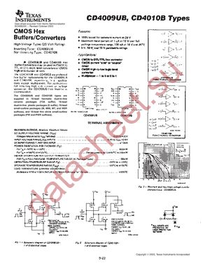 CD4010BM96E4 datasheet  